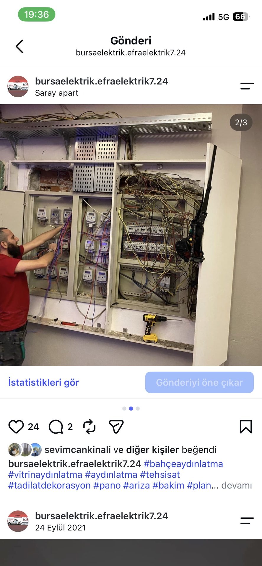 Elektrikçi hizmeti