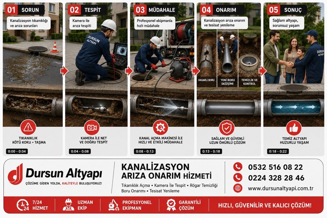 kanalizasyon arıza