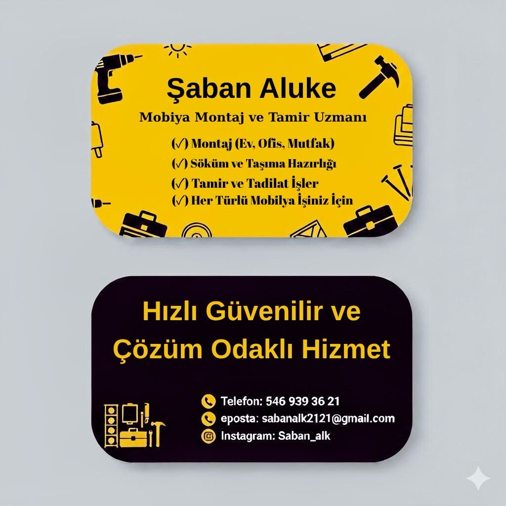Mobilya & Montaj hizmeti