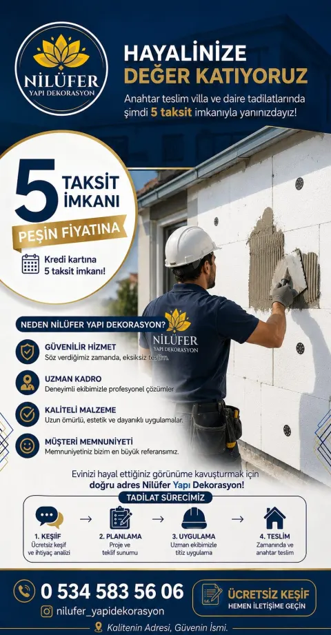 dış cephe mantolama boya