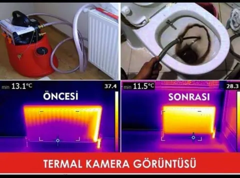 Kombi peteği temizleme