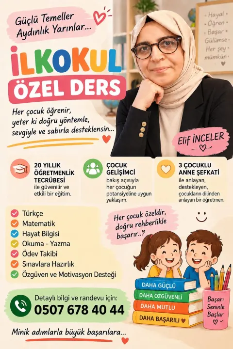Öğretmen & Özel Ders hizmeti